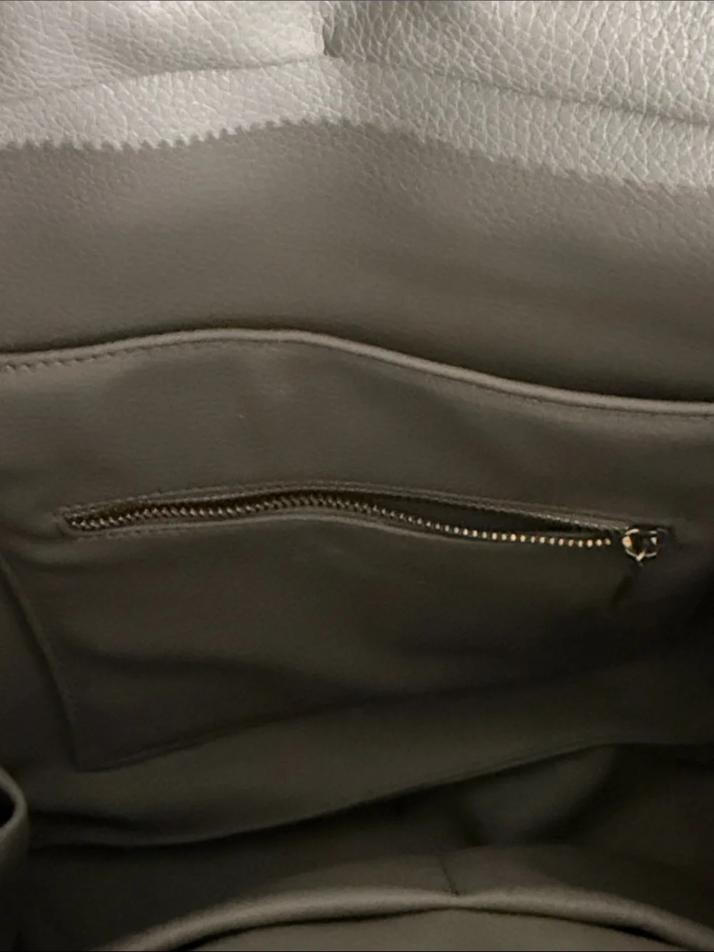 Fawn Design Light Gray Convertible Baby Bag Backpack with Gold Hardware